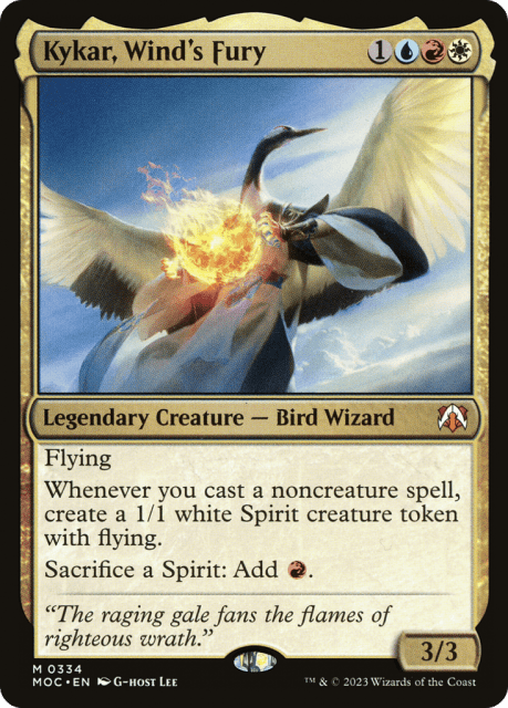 Kykar, Wind's Fury (334) — March of the Machine Commander