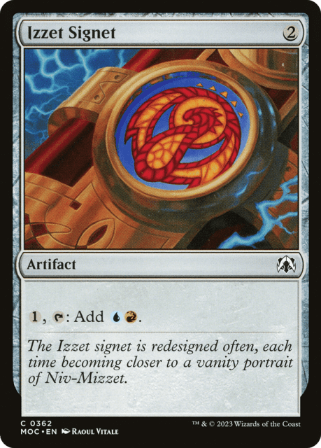 Izzet Signet (362) — March of the Machine Commander