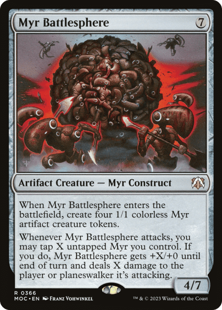 Myr Battlesphere (366) — March of the Machine Commander