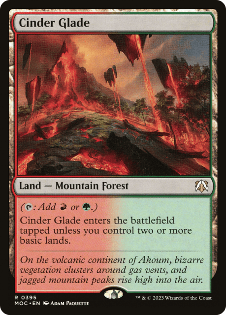 Cinder Glade (395) — March of the Machine Commander