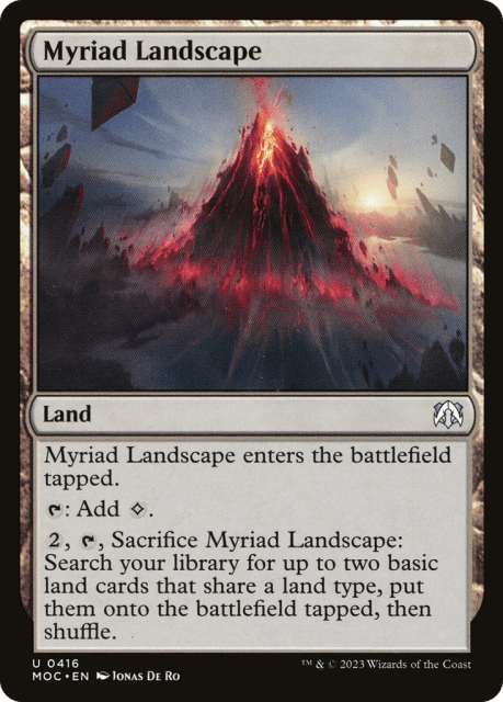 Myriad Landscape (416) — March of the Machine Commander