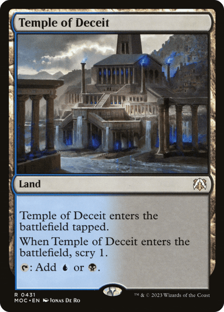Temple of Deceit (431) — March of the Machine Commander