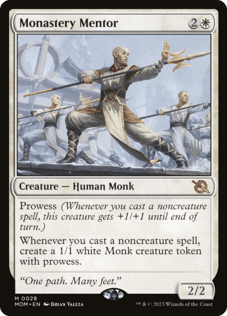 Monastery Mentor (28) — March of the Machine Promos