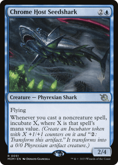 Chrome Host Seedshark (51) — March of the Machine Promos