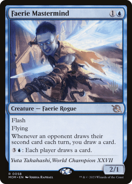 Faerie Mastermind (58) — March of the Machine Promos