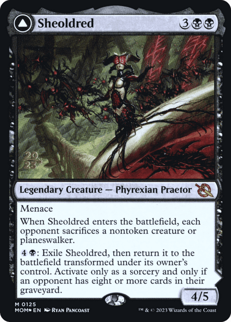 Sheoldred // The True Scriptures (125) — March of the Machine Promos