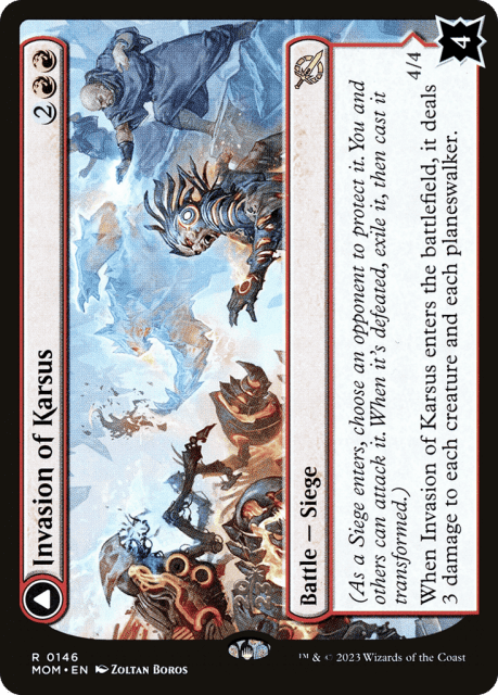 Invasion of Karsus // Refraction Elemental (146) — March of the Machine Promos