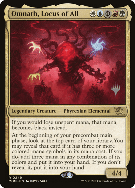 Omnath, Locus of All (249) — March of the Machine Promos