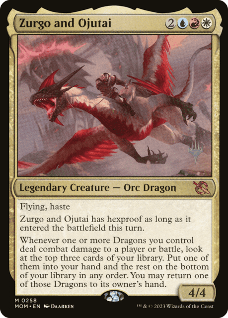 Zurgo and Ojutai (258) — March of the Machine Promos