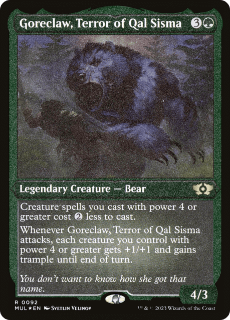 Goreclaw, Terror of Qal Sisma (92) — Multiverse Legends