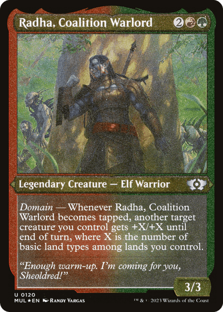 Radha, Coalition Warlord (120) — Multiverse Legends
