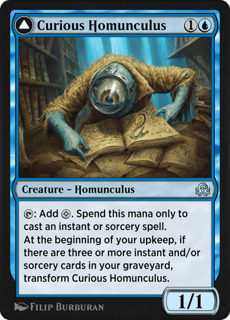 Curious Homunculus // Voracious Reader (58) — Shadows over Innistrad Remastered