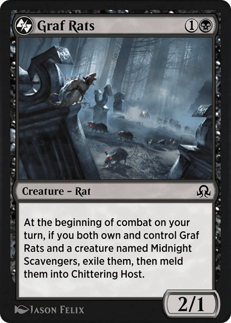 Graf Rats // Chittering Host (115a) — Shadows over Innistrad Remastered