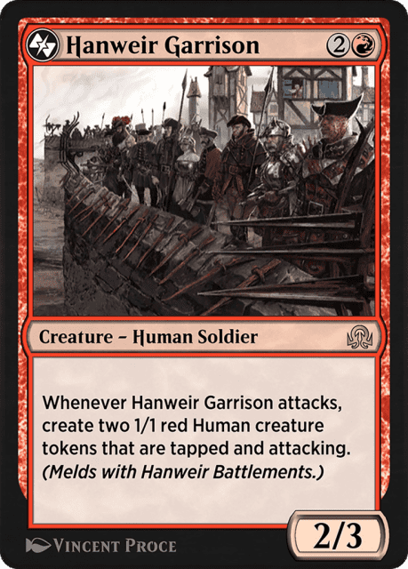Hanweir Garrison // Hanweir, the Writhing Township (161a) — Shadows over Innistrad Remastered