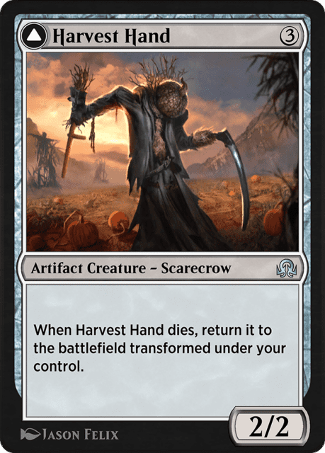 Harvest Hand // Scrounged Scythe (252) — Shadows over Innistrad Remastered