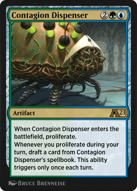 Contagion Dispenser (19) — Alchemy: Phyrexia
