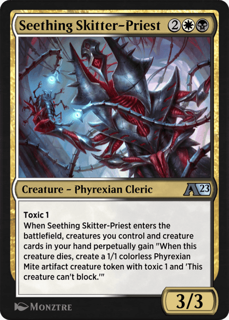 Seething Skitter-Priest (27) — Alchemy: Phyrexia