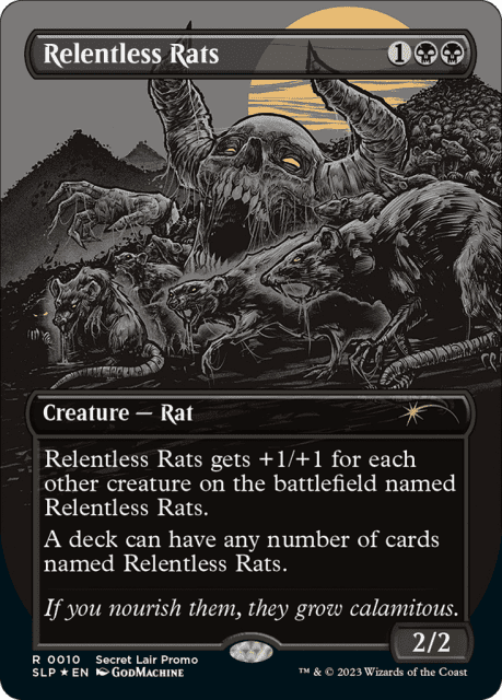 Relentless Rats (10) — Secret Lair Showdown