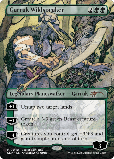 Garruk Wildspeaker (42) — Secret Lair Showdown