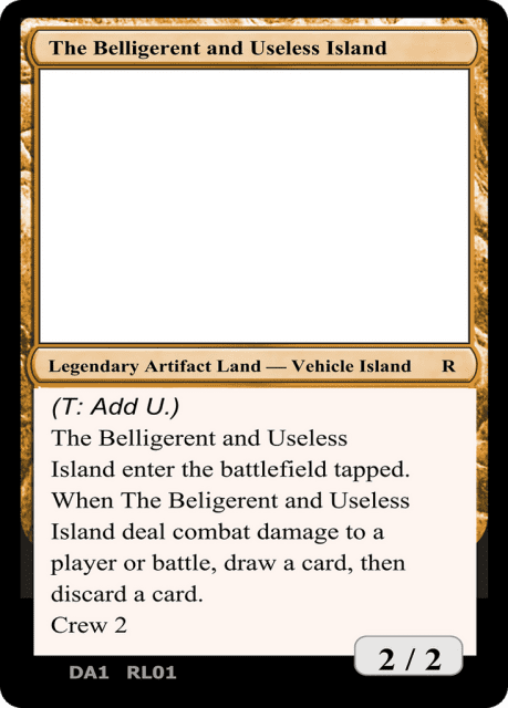The Belligerent and Useless Island (RL01a) — Unknown Event