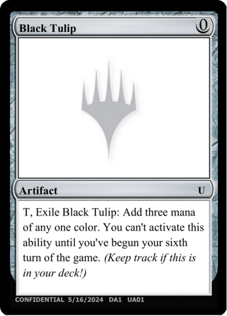 Black Tulip (UA01a) — Unknown Event