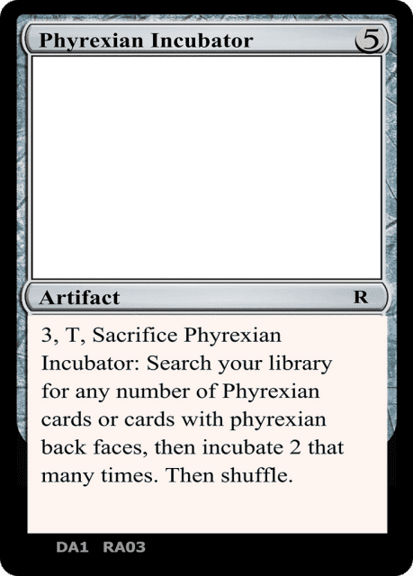 Phyrexian Incubator (RA03d) — Unknown Event