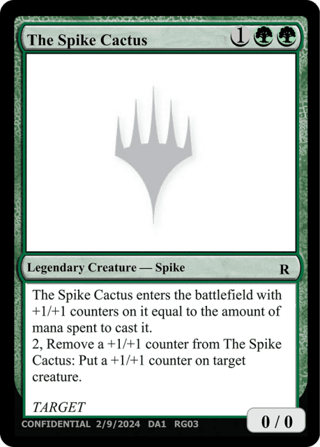 The Spike Cactus (RG03e) — Unknown Event