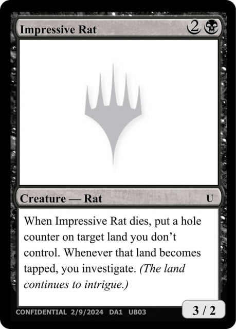 Impressive Rat (UB03) — Unknown Event