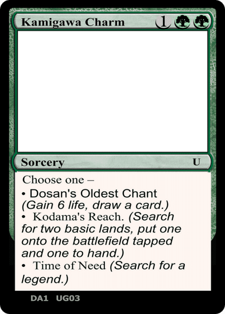 Kamigawa Charm (UG03b) — Unknown Event