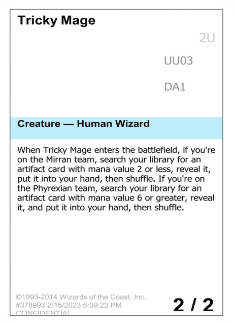 Tricky Mage (UU03) — Unknown Event