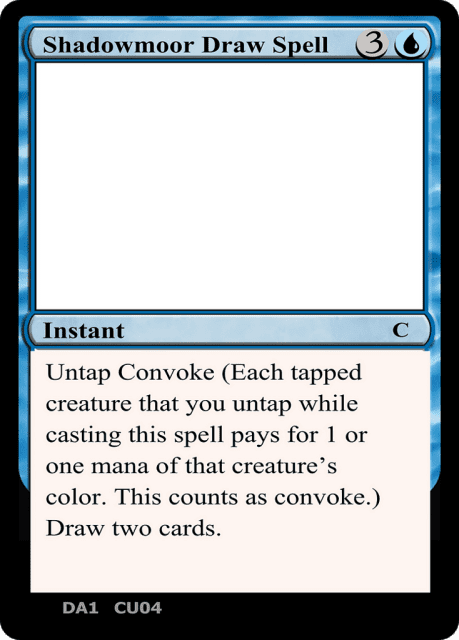 Shadowmoor Draw Spell (CU04b) — Unknown Event