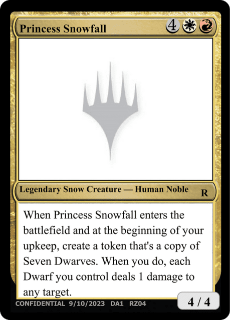 Princess Snowfall (RZ04e) — Unknown Event