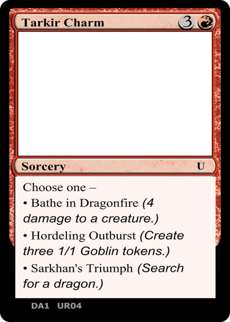 Tarkir Charm (UR04c) — Unknown Event