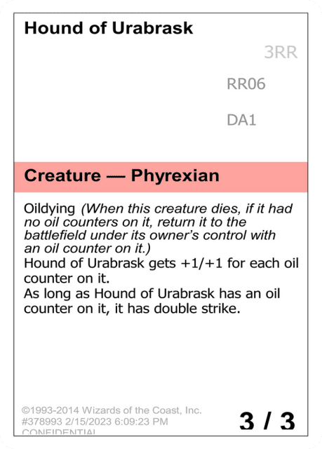 Hound of Urabrask (RR06) — Unknown Event