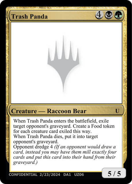 Trash Panda (UZ06) — Unknown Event
