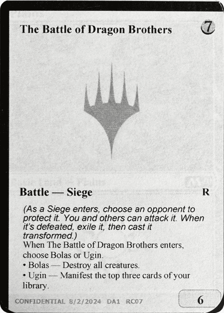 The Battle of Dragon Brothers // Fate Reforged (RC07b) — Unknown Event