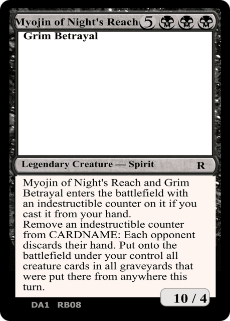 Myojin of Night's Reach and Grim Betrayal (RB08) — Unknown Event