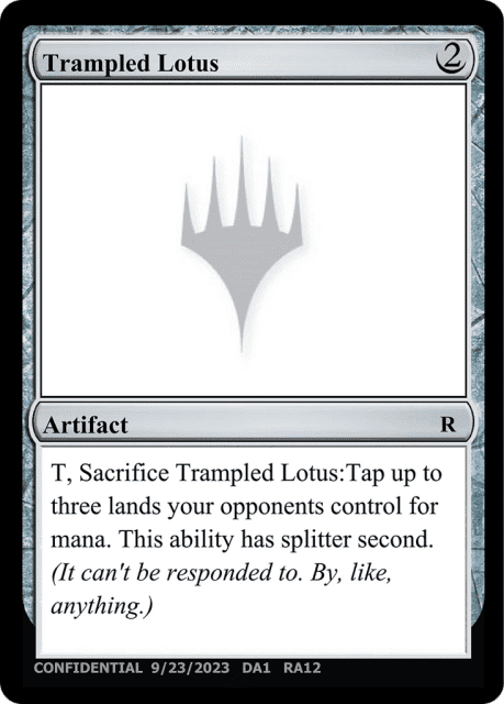Trampled Lotus (RA12b) — Unknown Event
