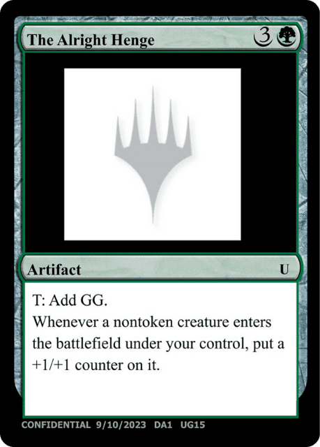 The Alright Henge (UG15) — Unknown Event