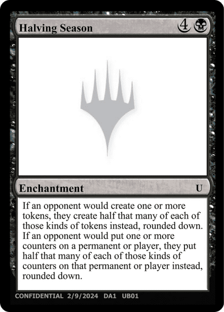 Halving Season (UB) — Unknown Event