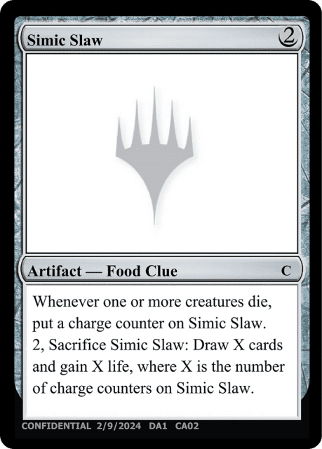 Simic Slaw (CAb) — Unknown Event