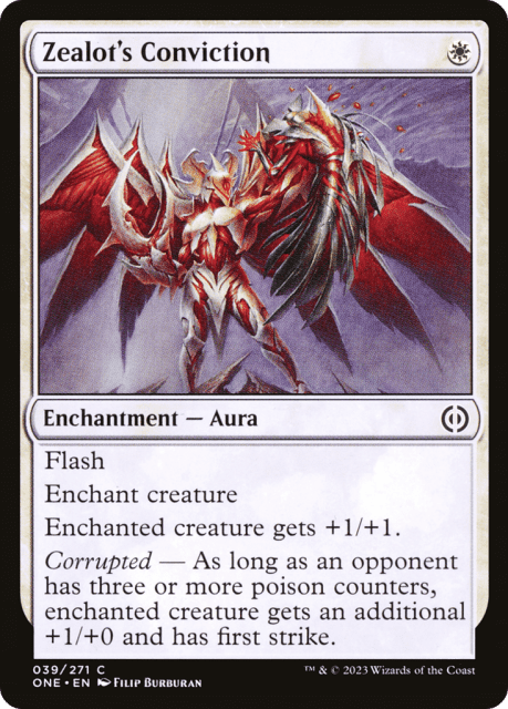 Zealot's Conviction (39) — Phyrexia: All Will Be One