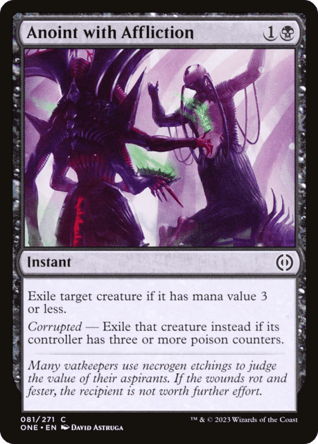 Anoint with Affliction (81) — Phyrexia: All Will Be One