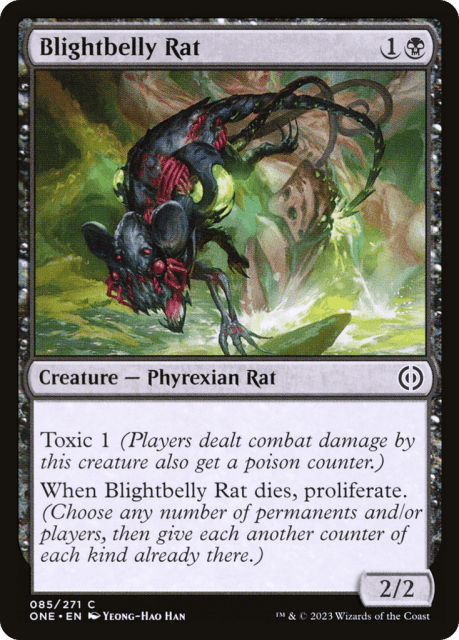 Blightbelly Rat (85) — Phyrexia: All Will Be One