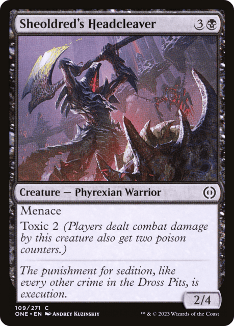 Sheoldred's Headcleaver (109) — Phyrexia: All Will Be One