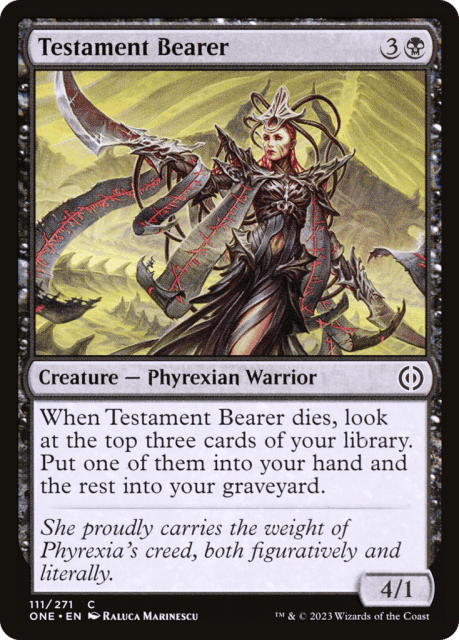 Testament Bearer (111) — Phyrexia: All Will Be One