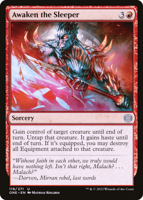 Awaken the Sleeper (119) — Phyrexia: All Will Be One