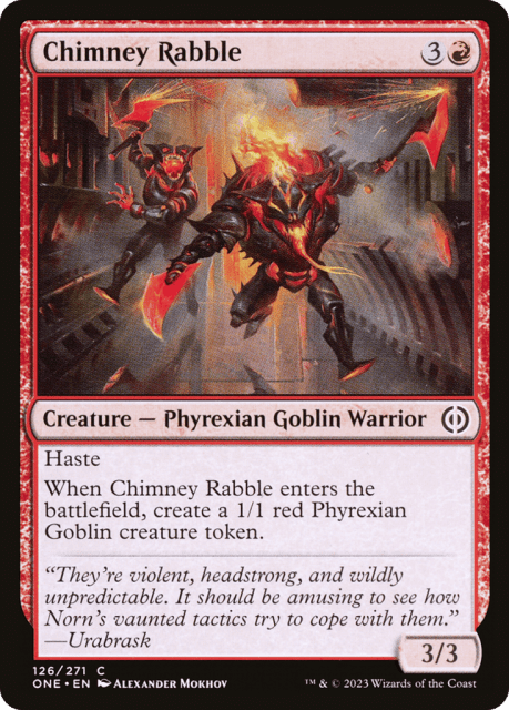 Chimney Rabble (126) — Phyrexia: All Will Be One