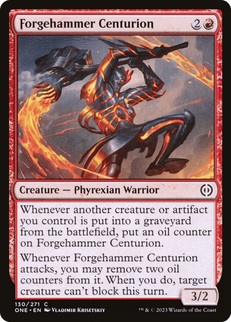 Forgehammer Centurion (130) — Phyrexia: All Will Be One