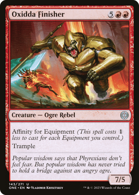 Oxidda Finisher (143) — Phyrexia: All Will Be One